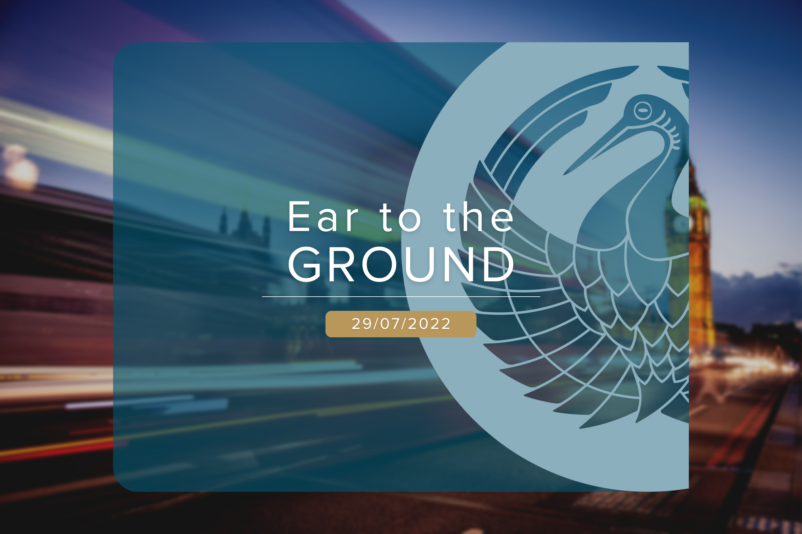 Ear to the ground 29/07/22